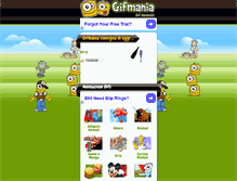 Tablet Screenshot of gifmania.it
