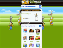 Tablet Screenshot of gifmania.com