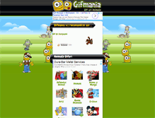 Tablet Screenshot of gifmania.ro