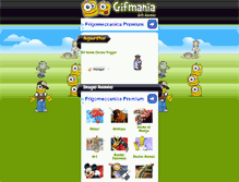 Tablet Screenshot of gifmania.fr